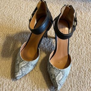 Nine West Python Printed Heels